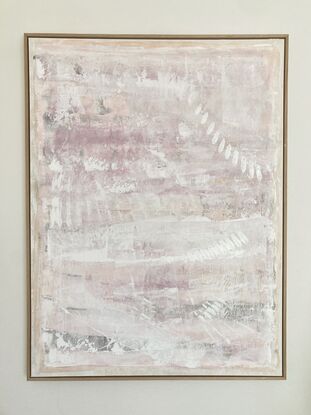 blush texture abstract framed