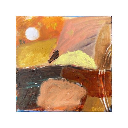 Earthy abstract landscape. A connection to the Australian landscape 