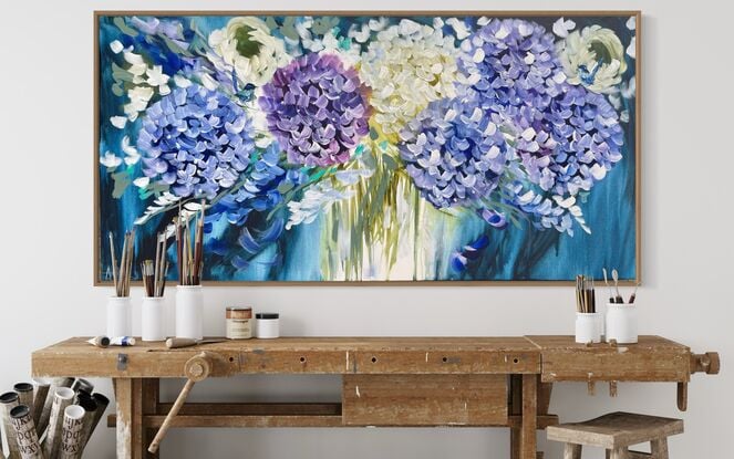  Australiana floral hydrangea tulips wisteria 