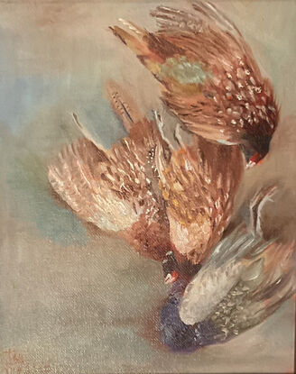 Still life pheasants