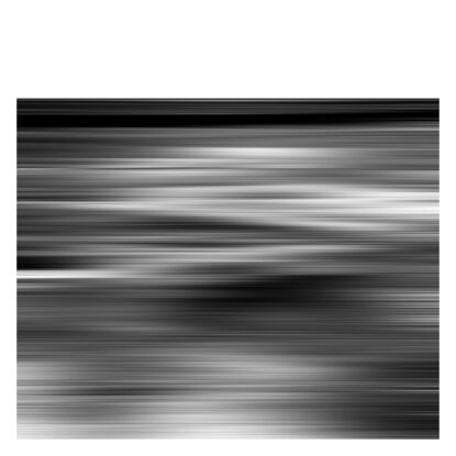 black and white seascape in abstract form