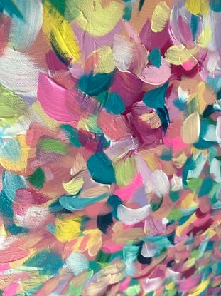 Petals dance and flow in this abstract floral