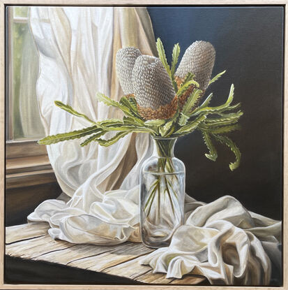 Australian still life with banksia