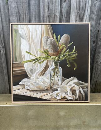 Australian still life with banksia