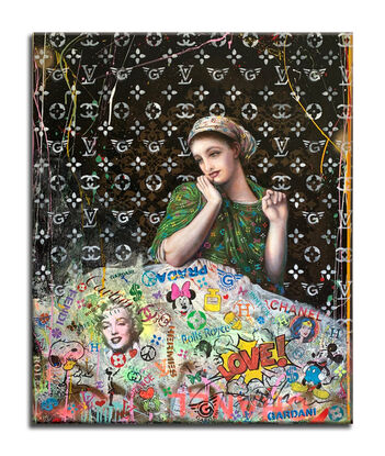 Fashion, figurative, luxury, love, women, oil painting, handpainted art, classic paintings, marilyn monroe, stencils, wonder woman, comics, cartoons, louis vuitton, wall art, artwork framed, wall art, wall painting