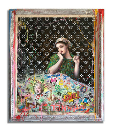 Fashion, figurative, luxury, love, women, oil painting, handpainted art, classic paintings, marilyn monroe, stencils, wonder woman, comics, cartoons, louis vuitton, wall art, artwork framed, wall art, wall painting