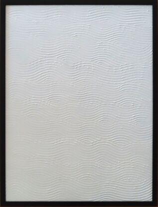 modern minimalist white textured ocean waves