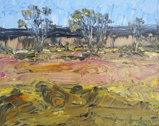 Small Australian landscape painting