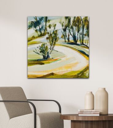 Contemporary landscape painting 