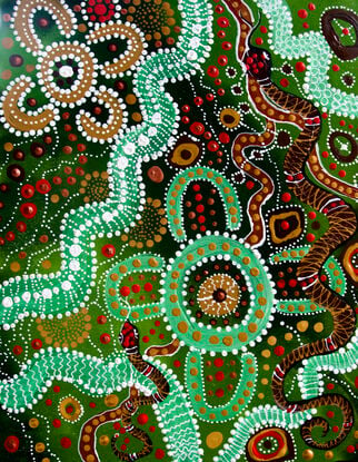 The Dreamtime Serpent, pivotal in Aboriginal mythology, symbolizes the interconnection of life and the environment, a concept that profoundly echoes in our current era as we strive to comprehend our role in the natural world.