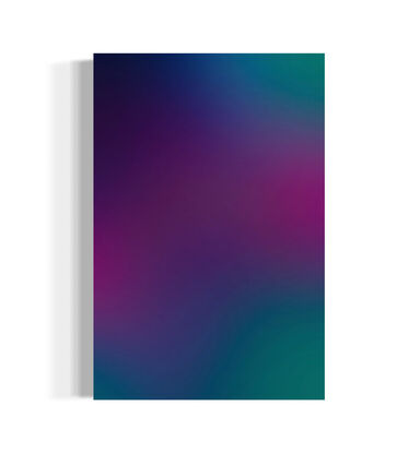 purple green and blue abstract artwork high gloss