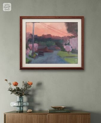 Moody Landscape
Australian scene
Purple and pinks
Urban landscape
Trees in Springtime
Springtime

