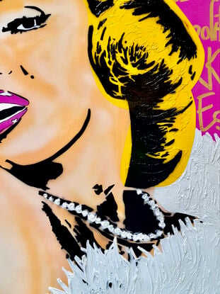 pop art style Marilyn Monroe