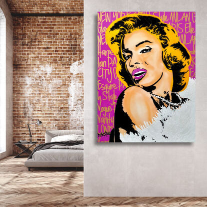 pop art style Marilyn Monroe