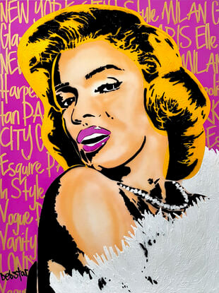 pop art style Marilyn Monroe