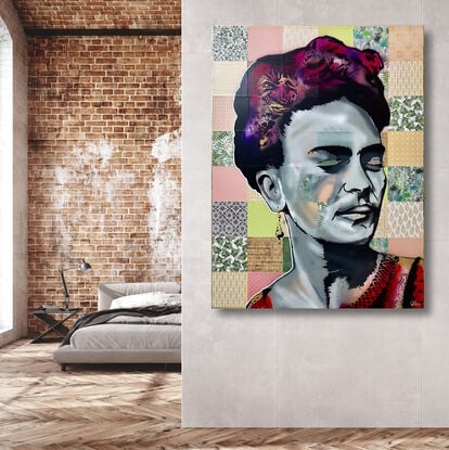 Frida Kahlo pop art  paper tiles