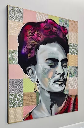 Frida Kahlo pop art  paper tiles