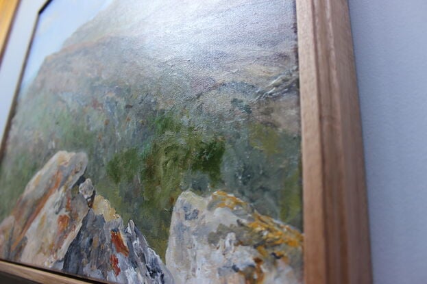 The beauty of Ikara or Wilpena Pound captured in a medium sized painting.