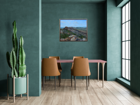 The beauty of Ikara or Wilpena Pound captured in a medium sized painting.