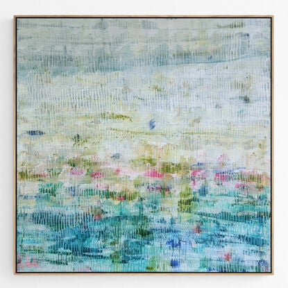 I'm Spellbound by Natalie Uhrik . Minimalist abstract painting.