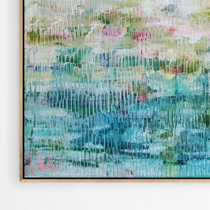 I'm Spellbound by Natalie Uhrik . Minimalist abstract painting.