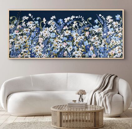 Abstract landscape floral 