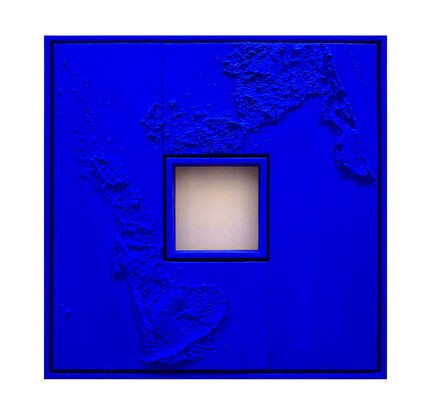 abstract yves klein blue painting