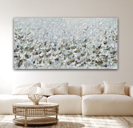 large flower field artwork