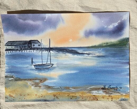 Professional watercolours on arches, 300gsm, acid free, pure cotton painting. Inspired by nature.