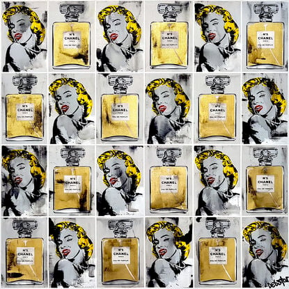 Marilyn monroe Chanel No5 perfume posters