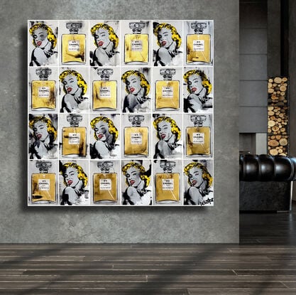 Marilyn monroe Chanel No5 perfume posters