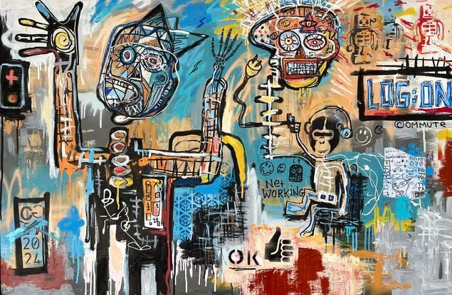 Urban Pop Expressionist Painting 