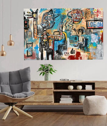 Urban Pop Expressionist Painting 