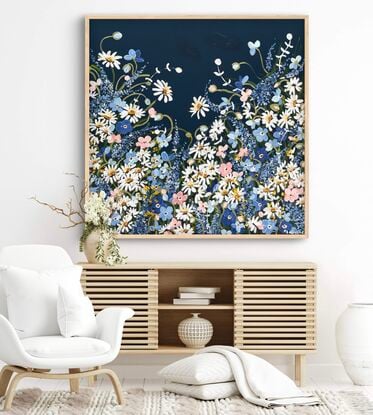 Abstract floral landscape 