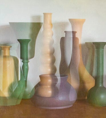 Collection of vessels rearranged to blend with each other.