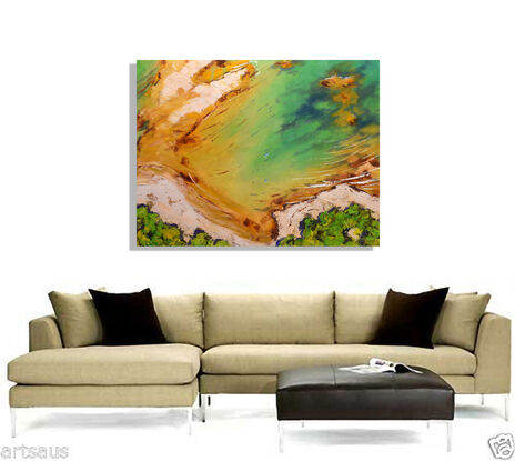 rocky  beach painting
