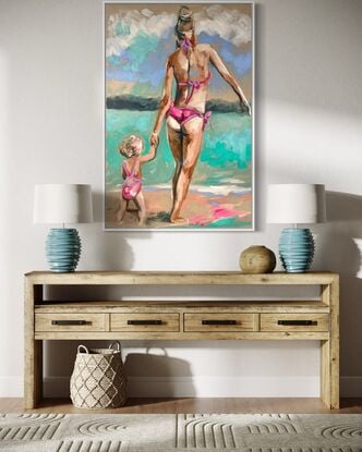 Beach coast ocean  beach  beach house island palm tree pandanus  surfboard surfer girl 