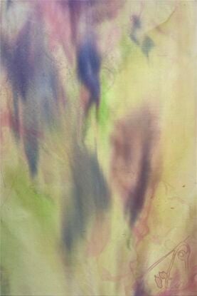 Abstract with fluid watercolour effect. Happy and vibrant colours.