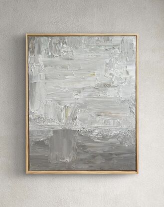 Concrete marble grey white neutral monochrome spring nature abstract artwork