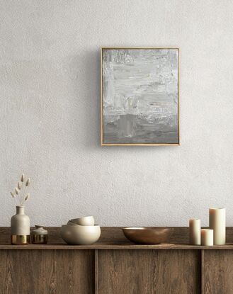 Concrete marble grey white neutral monochrome spring nature abstract artwork