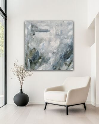 navy blue abstract art