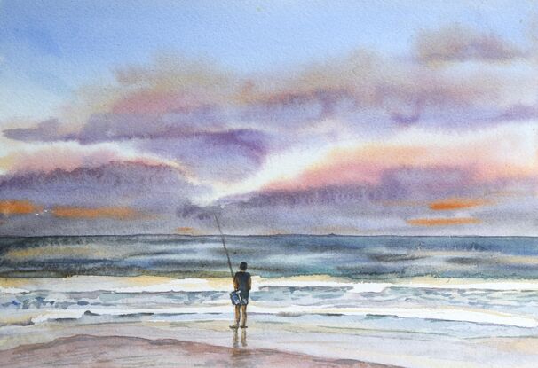 🎨Australian nature is an inexhaustible source of inspiration. While walking through these magical places, I take a lot of photographs in which I find ideas for subjects for my future watercolour masterpieces.
🎨 This original watercolour painting can be a great gift for landscape and seascape lovers or decorate the interior of your home.

🎨 This is original signed and dated (on the back) artwork made on professional watercolour paper ( 300 gr, acid free, 100% cotton, cold pressed ) with professional  long - lasting watercolours Daniel Smith.

🎨 The artwork will be  securely packed in protective materials and shipped the safest way, will be supplied with no mounting or frame.
  
🎨 More of my watercolor paintings, about me and my creative life.

https://bluethumb.com.au/alla-art
https://www.facebook.com/alla.artalla
https://www.instagram.com/artalla_artist
https://www.pinterest.com.au/WatetcolorbyArtAlla