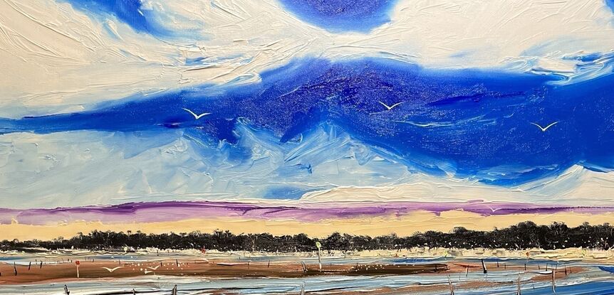 "Inspired by Merimbula Lake on the far South Coast of NSW