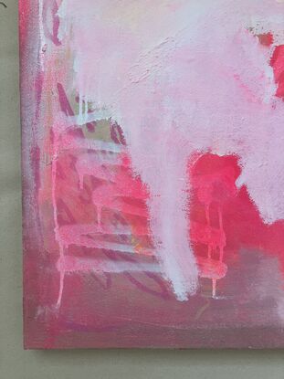 Hot pink abstract