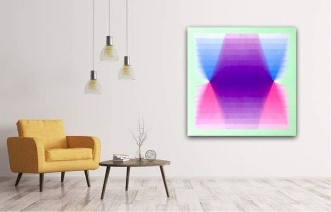 Large format abstract painting 