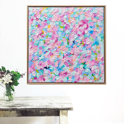 bright abstract floral 