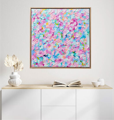 bright abstract floral 