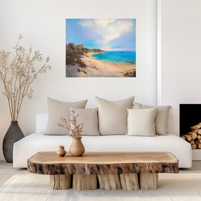 Australian coastal beach landscape