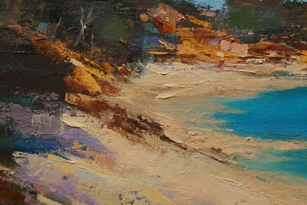 Australian coastal beach landscape