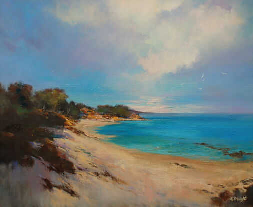 Australian coastal beach landscape